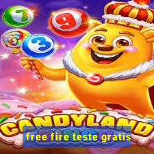 free fire teste gratis